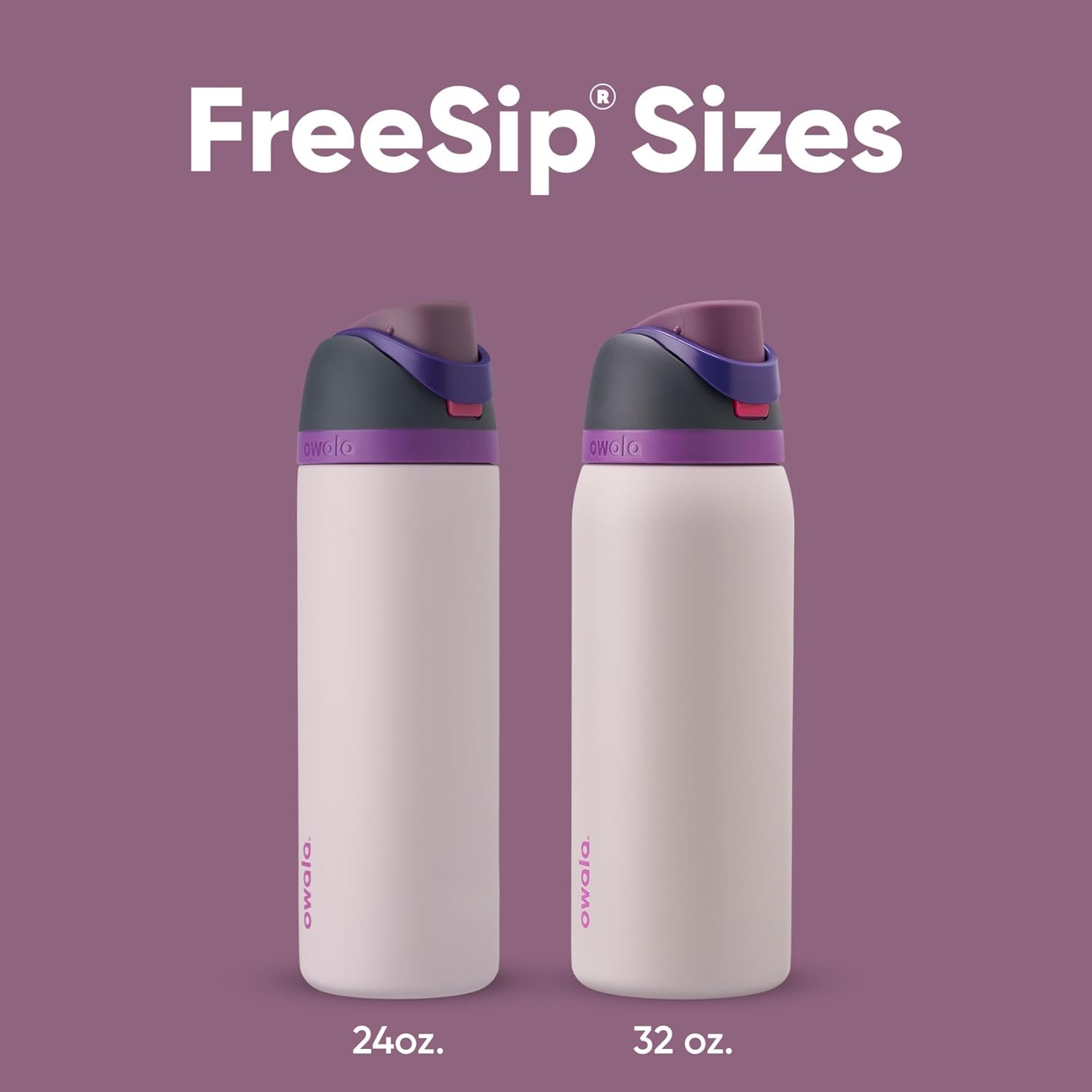 Owala FreeSip Insulated Stainless Steel Water Bottle with Straw, BPA-Free Sports Water Bottle, Great for Travel, 24 Oz, Denim