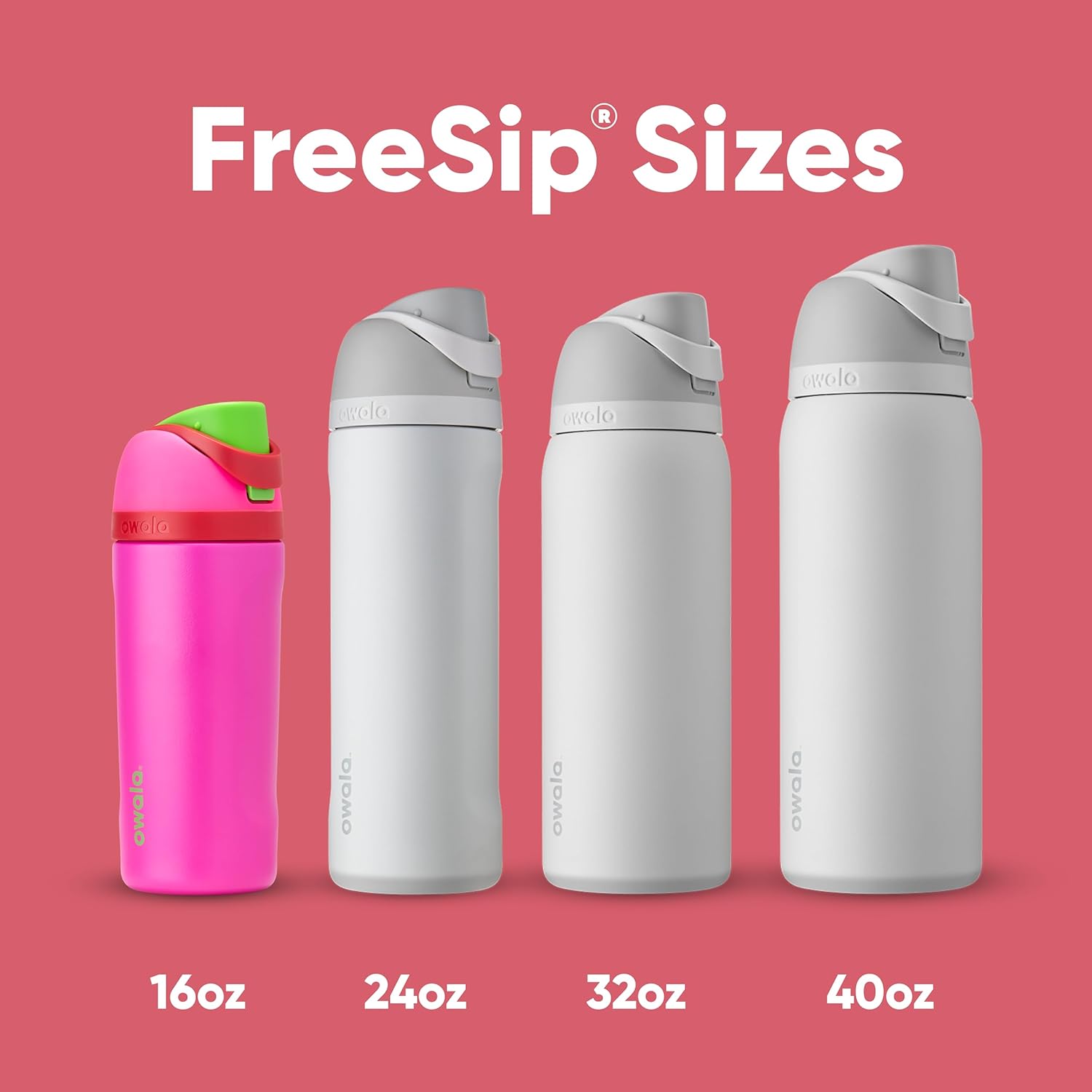 Owala FreeSip Insulated Stainless Steel Water Bottle with Straw, BPA-Free Sports Water Bottle, Great for Travel, 24 Oz, Denim