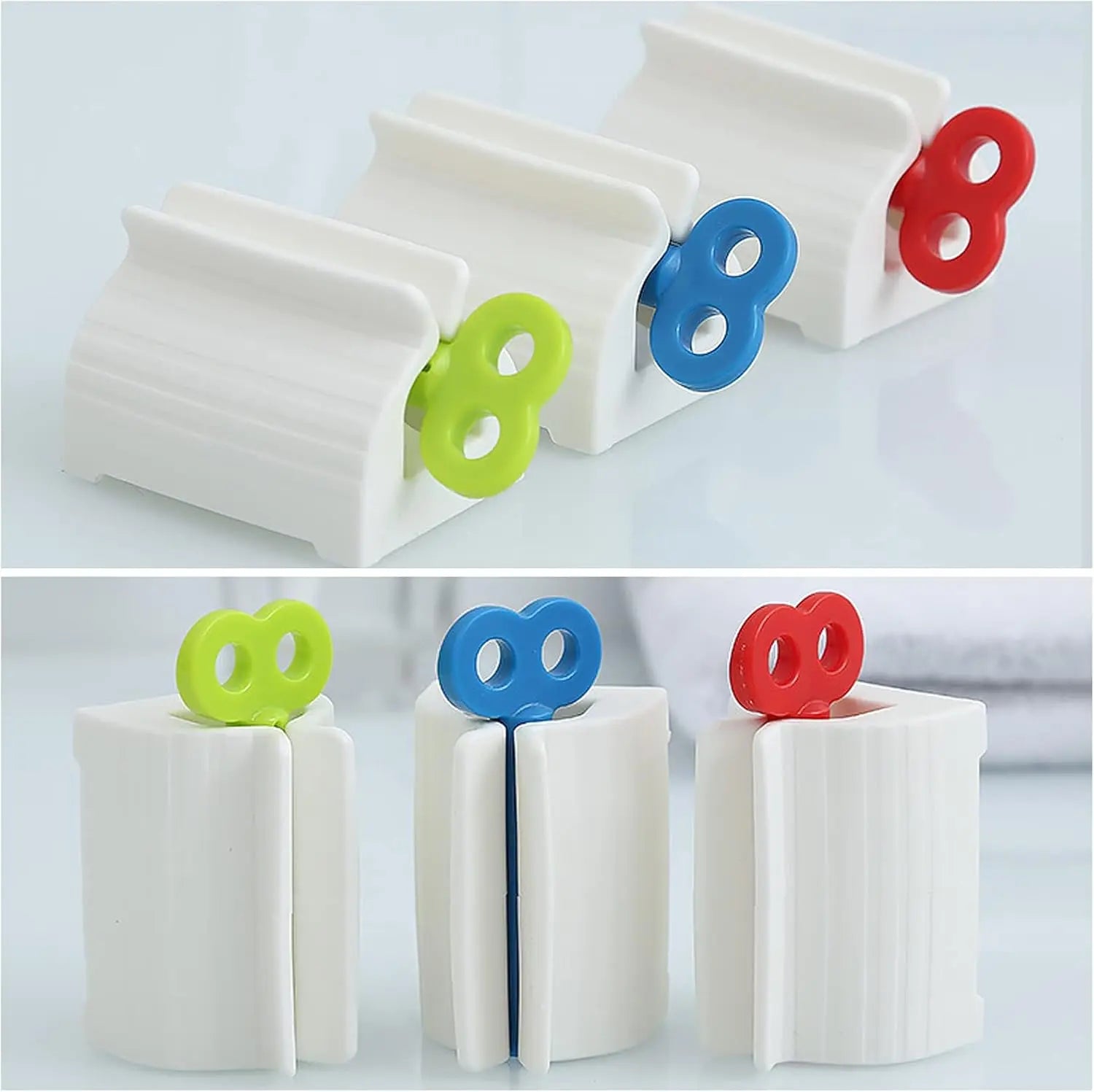 Tube Hand Cream Facial Cleanser Dispenser Holder Squeezer Toothpaste Squeezers Holder Portable Manual Squeeze Tools Household