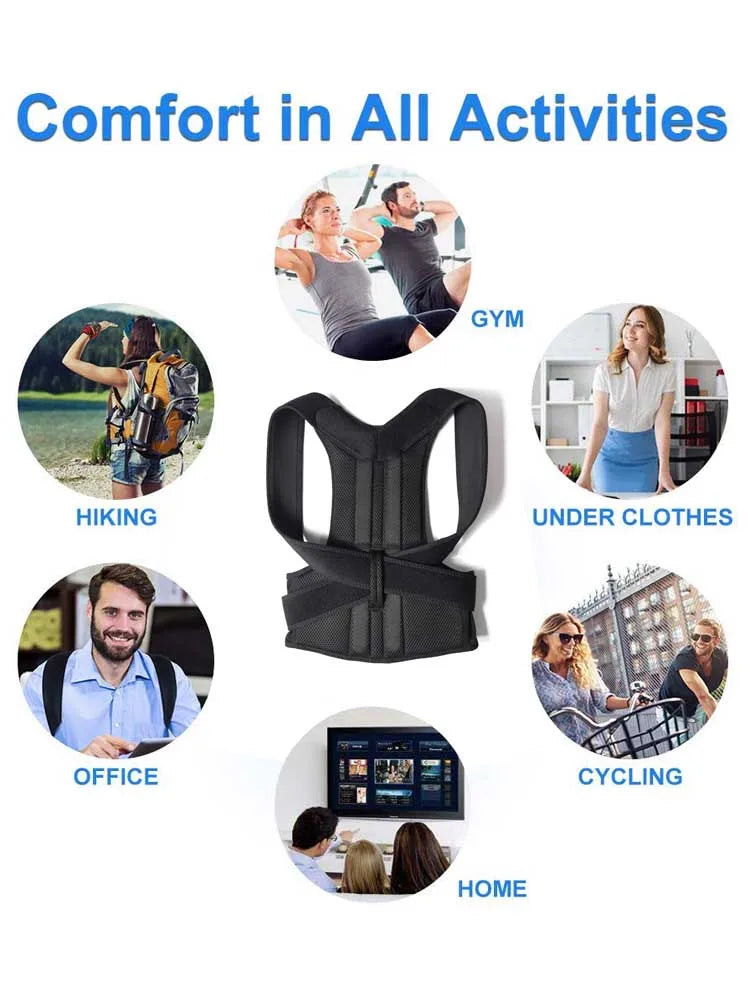 Adjustable Scoliosis Posture Corrector Corset Back Brace Lumbar Support Straight Corrector De Espalda Belt Corrector De Postura