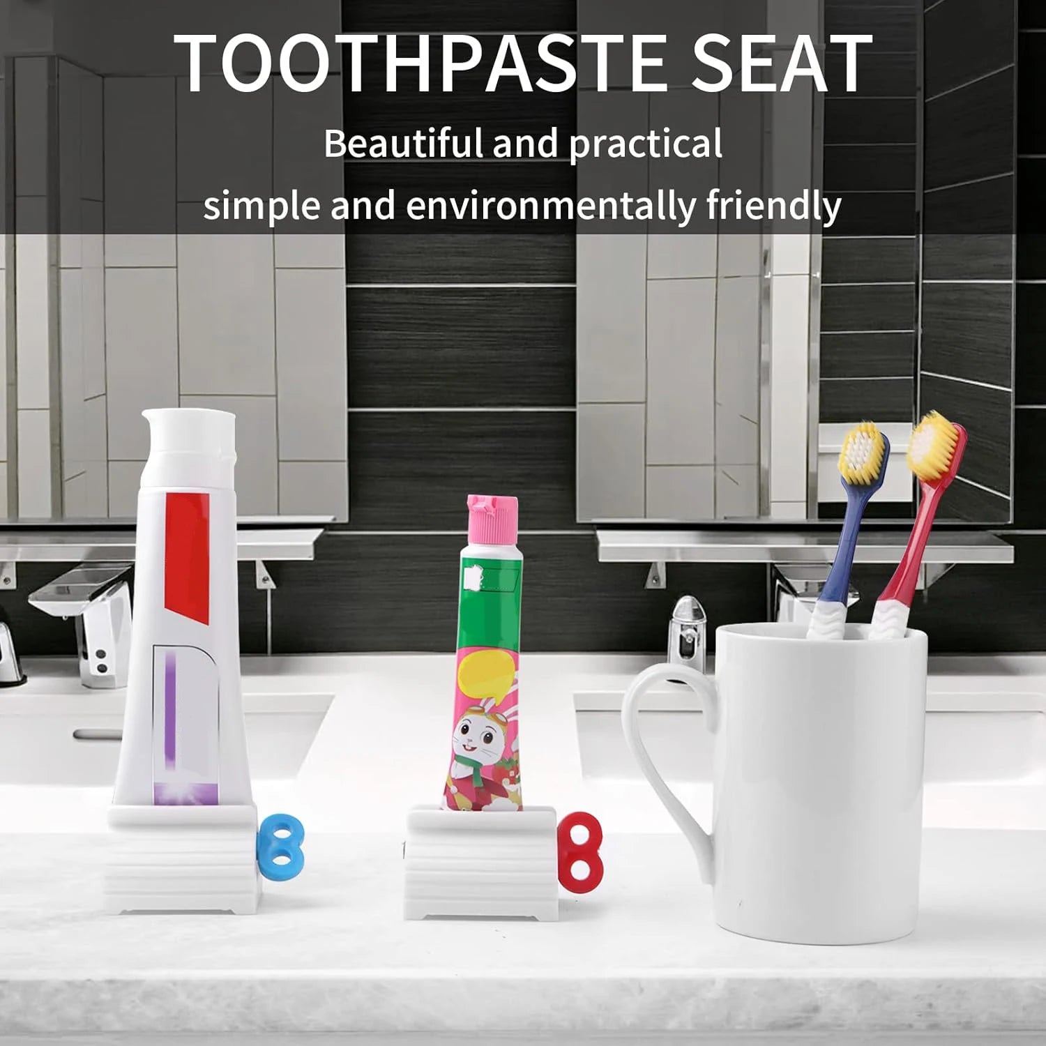 Tube Hand Cream Facial Cleanser Dispenser Holder Squeezer Toothpaste Squeezers Holder Portable Manual Squeeze Tools Household