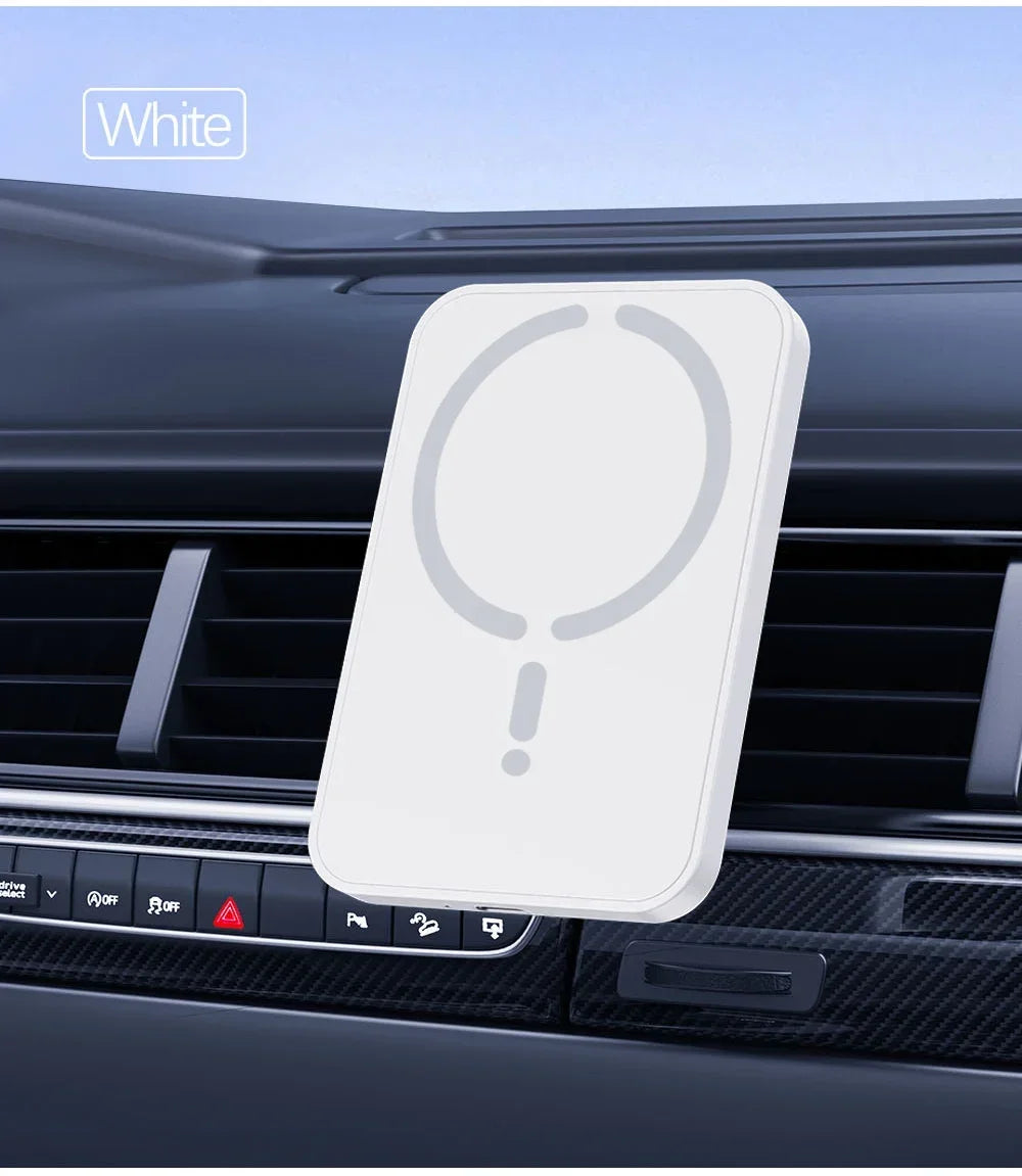 Magnetic Wireless Car Charger Air Outlet Phone Holder for iPhone 17 16 15 14 13 12 Pro Max Fast Wireless Car Charging Station