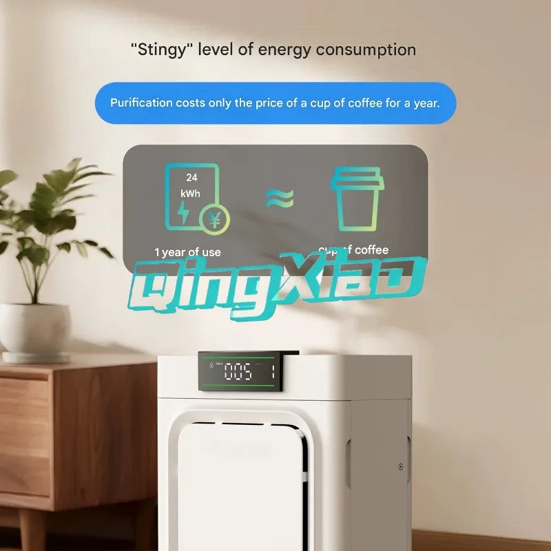 Oneisall Fully Automatic Pet Air Purifier For Dogs Cats With Dual Washable Filters Adsorbing Floating Fur Household Cleaner