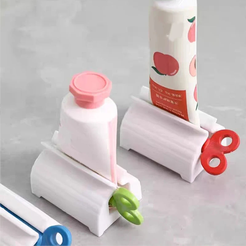 Tube Hand Cream Facial Cleanser Dispenser Holder Squeezer Toothpaste Squeezers Holder Portable Manual Squeeze Tools Household